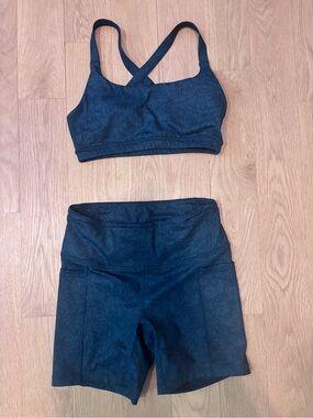 Oiselle Sports Bra and Shorts set, XS